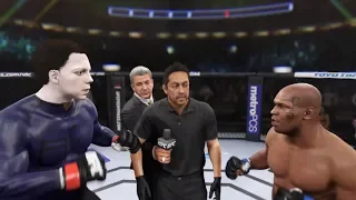 Michael Mayers vs. Mike Tyson (EA Sports UFC 2) - CPU vs. CPU 🥊