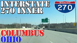 I-270 Inner - FULL Loop ALL Exits - Columbus - Ohio - 4K Highway Drive