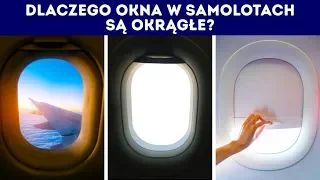 Dlaczego okna w samolotach są okrągłe