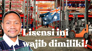 Miliki lisensi ini mempermudah kalian mendapatkan kerja di Australia.