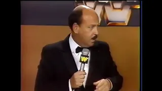 WWF bloopers - Captain Lou Albany no shows a Mean Gene interview and gets his wrath!