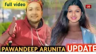 pawandeep Rajan and arunita kanjilal ak sath live singing and caupal dance full video romantic viral