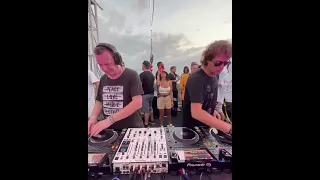 "Hernan Cattaneo B2B Nick Warren" Live At Underground Techno Party || Miami Music Week Miami beach