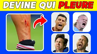 😭 Devine qui PLEURE ⚽ BLESSURES de FOOTBALLEURS ️🏆 Quiz de football sur Ronaldo, Messi, Neymar