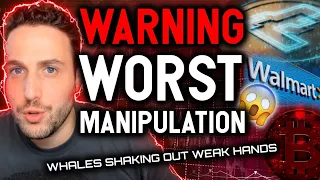 WARNING!! WORST MANIPULATION!! Whales shaking out weak hands before next pump