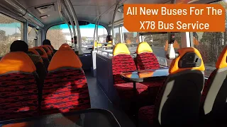 All NEW Buses For The X78 | First South Yorkshire