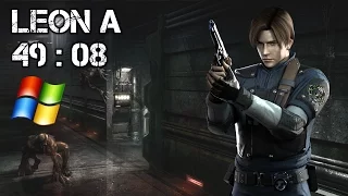 Resident Evil 2 (PC) - Leon A Speedrun 49:08