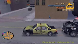 GTA 3 Police Chase Escape Attempt