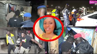 grosse opération de sécurisation Police-gendarmerie dans les rues de Dakar apres l'affaire Kiné Gaye