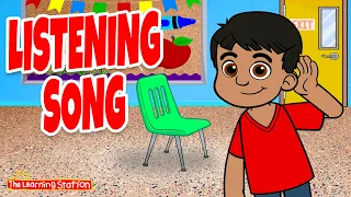 Listening Song ♫ Listening Skills ♫ Pointing Songs ♫ Follow Directions ♫ by The Learning Station