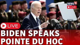 US News Live | President Joe Biden Speech During D-Day Nation Live | Joe Biden News | News18 | N18L