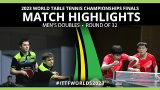 Fan/Wang vs Gerassimenko/Kurmangaliyev | MD R32 | 2023 ITTF World Table Tennis Championships Finals