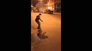 skateing copers in town