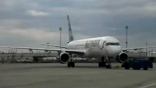 IRON MAIDEN 757 NEWARK, NJ PUSHBACK