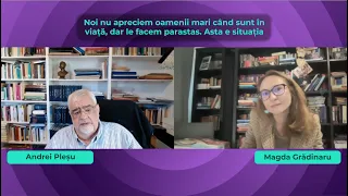 Andrei Pleșu, despre cum a fost să fie actor, descurcăreala la romani și de ce ne plac parastasele