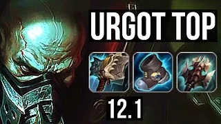 URGOT vs GANGPLANK (TOP) | Rank 4 Urgot, Legendary, 13/2/3, 500+ games | NA Master | 12.1