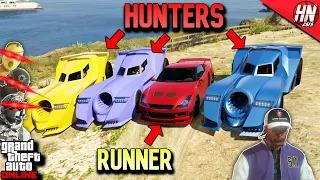 3v1 VIGILANTES vs ELEGY RH8 GTA 5 ManHunt!