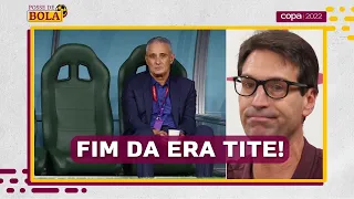 BRASIL cai PRECOCEMENTE, mas COPA não acabou! Eliminação compromete sucessão de TITE, diz Arnaldo