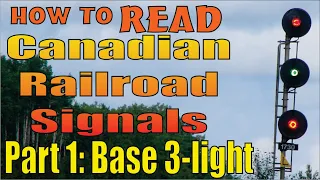 Reading Canadian Railroad Signals, part 1: the 3 light system