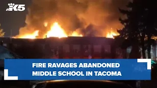 BREAKING: Fire at abandoned school in Tacoma