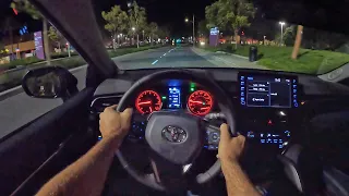 2022 Toyota Camry TRD POV Night Drive (3D Audio)(ASMR)