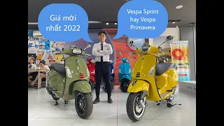 Vespa Sprint hay Vespa Primavera , khác biệt như thế nào và báo giá của từng loại (mới nhất 2022)