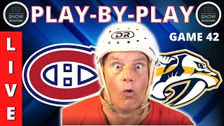 NHL GAME PLAY-BY-PLAY: PREDATORS VS CANADIENS