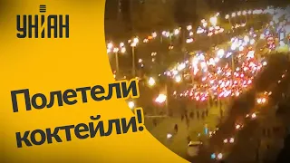 В Минске в милицию полетели коктейли Молотова!