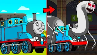 ALL SERIES EVOLUTION OF CURSED THOMAS THE TRAIN.EXE! Cartoon Animation