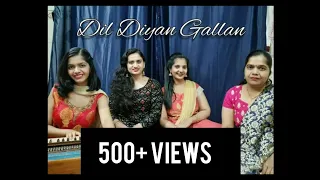 Dil Diyan Gallan | Dance | Song Cover | Harmonium Music | Dansic Team | Collab | Tiger Zinda Hai |