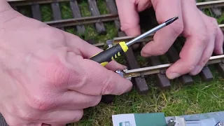 Frühjahrsputz bei meiner LGB Garteneisenbahn