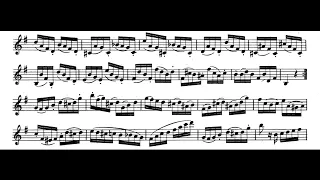 Etude No. 6 from 32 Etudes for the Clarinet by Cyrille Rose
