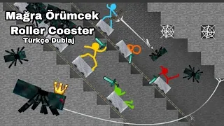 MAĞARA ÖRÜMCEK ROLLER COESTER- Animasyon Vs. Minecraft KOMİK TÜRKÇE DUBLAJ ( Animation Vs. Minecraft