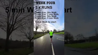 6 week Couch to 5k Training Plan #trainingplan 🏃‍♂️🏃‍♀️