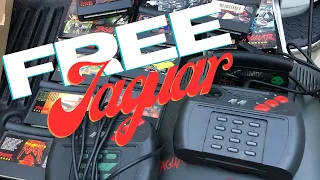 THESE RETRO GAMING GEMS WERE GOING TO THE TRASH! FREE GAMES #atarijaguar