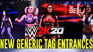 WWE 2K20 - All NEW Generic Tag Team Entrances!