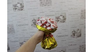 Как сделать Букет из Конфет Рафаэлло,💐 Bouquet of sweets Raffaello