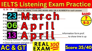 23 MARCH, 06 APRIL, 13 APRIL 2024 IELTS LISTENING PRACTICE TEST 2024 WITH ANSWERS | IDP & BC