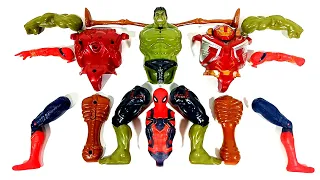 Merakit Mainan Siren Head Toys Vs Spider-Man, Hulk Smash, Hulk Buster Avengers Superhero Toys