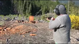 Port Renfrew slow motion slug vs slab