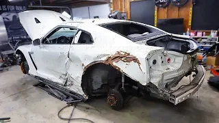 Tearing down my Salvaged GT-R to find all the DAMAGE