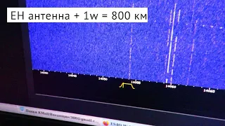 EH-антенна и 1 ватт слышно на WEB SDR приёмник в Эстонии