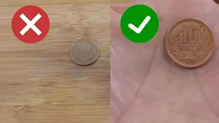 Как очистить монеты от ржавчины за секунду.ЛАЙФХАК
