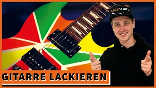 Gitarre selber lackieren | Lack auf Holz lackieren | LACKSTORE