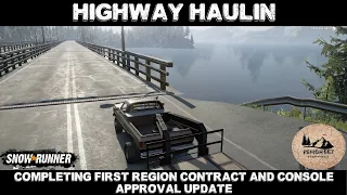 Snowrunner - Highway Haulin The Region And Console Mod Update