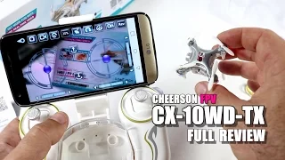 CHEERSON CX-10WD-TX Review - Nano FPV - [UnBox, Inspection, Setup, Flight Test, Pros & Cons]