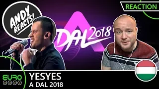 ANDY REACTS! YESYES (A DAL 2018 - HUNGARY NF) REACTION!