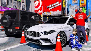 ОТЕЦ И СЫН В GTA 5 - СЫН ПОПАЛ В СТРАШНОЕ ДТП НА MERCEDES A45! КУПИЛ БИЗНЕС НА ТАЙМС-СКВЕР! 🌊ВОТЕР