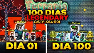 JOGUEI 100 DIAS NO TERRARIA LEGENDARY GETFIXEDBOI - O FILME