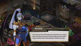 Zagreus is happy Megaera is working with her sisters - Hades